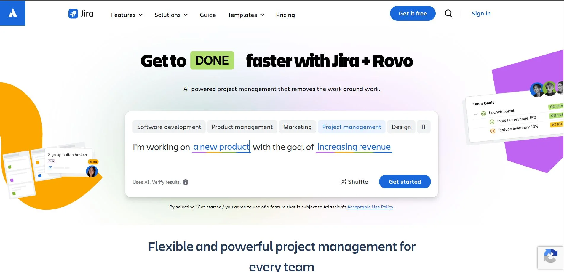 Jira project management tool