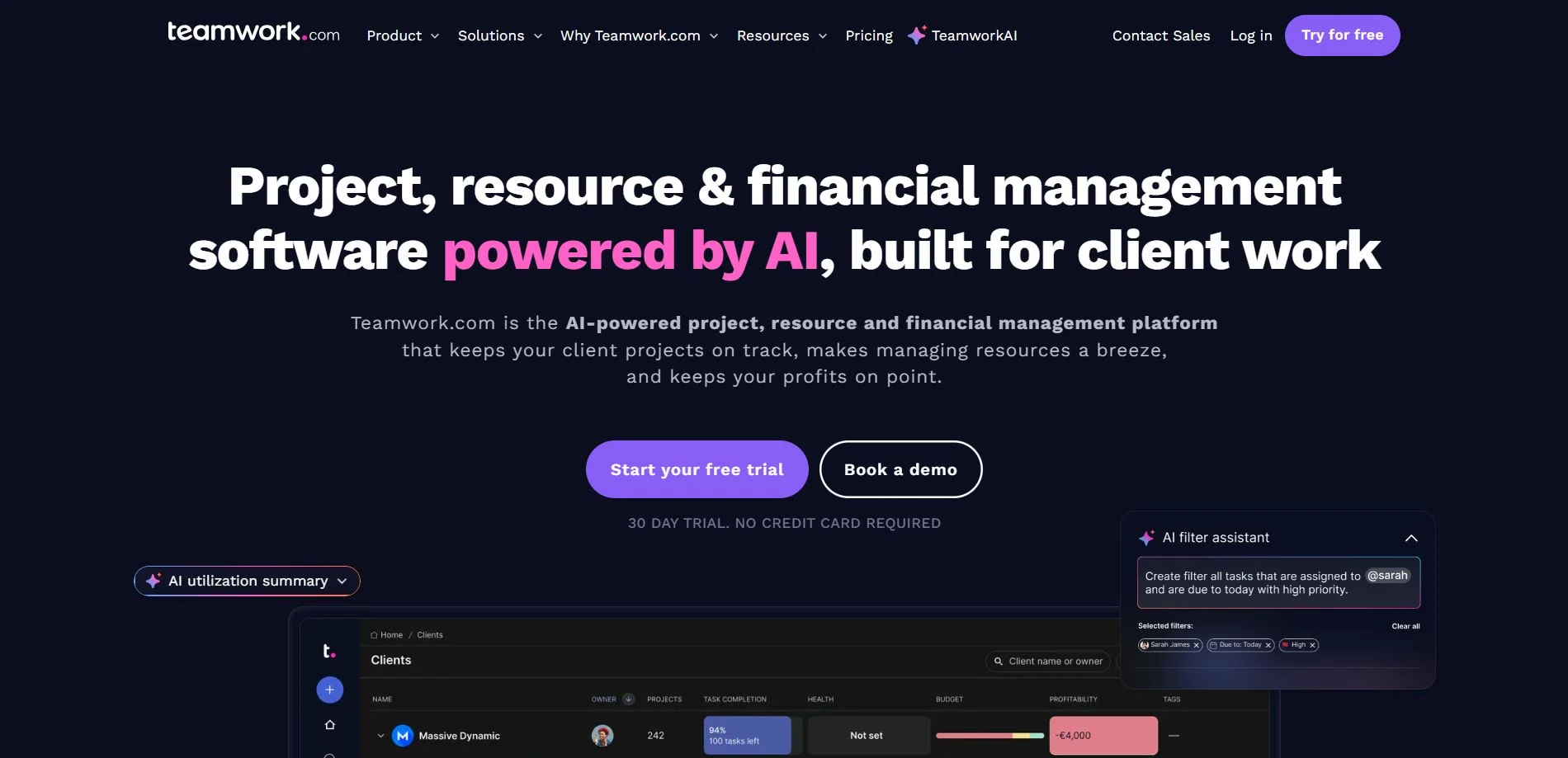 Teamwork cloud-based project management