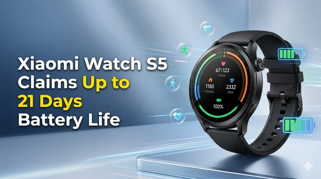 Xiaomi Watch S5 Battery Life Claim